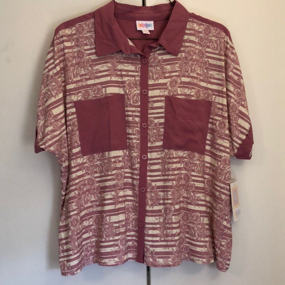 LuLaRoe Amy Button Up